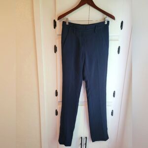 Alexander Wang Sample Blue Wool Trouser Slim Leg Lightweight Pants